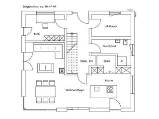Fertighaus Vitalhaus Bruckmühl von Regnauer Hausbau Schlüsselfertig ab 613505€, Grundriss 2