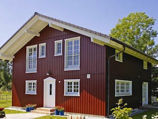 Fertighaus Vitalhaus Eva von Regnauer Hausbau Schlüsselfertig ab 569075€, Außenansicht 2