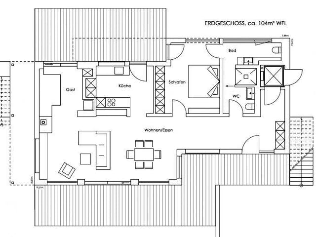 Fertighaus Vitalhaus Fabienne von Regnauer Hausbau,  Grundriss 1