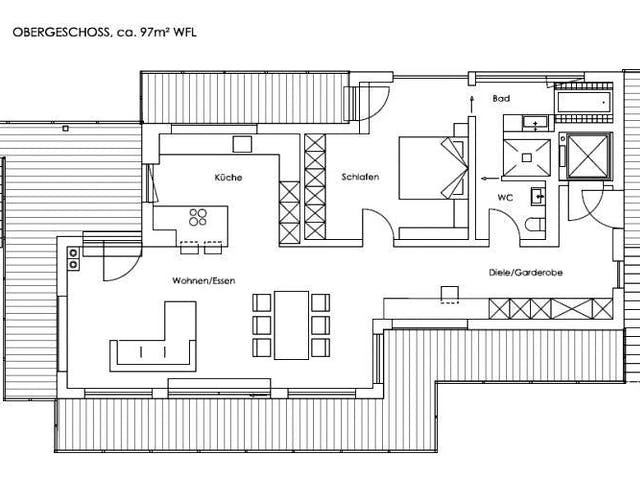 Fertighaus Vitalhaus Fabienne von Regnauer Hausbau,  Grundriss 2