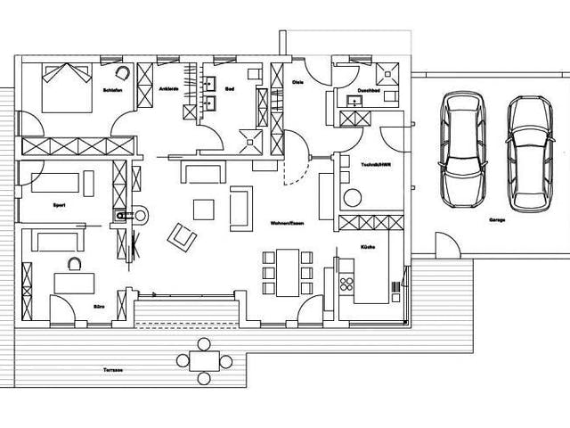 Fertighaus Vitalhaus Klosterberg von Regnauer Hausbau,  Grundriss 1