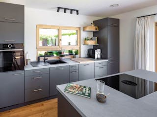 Fertighaus Vitalhaus Oberhaching von Regnauer Hausbau, Satteldach-Klassiker Innenansicht 2