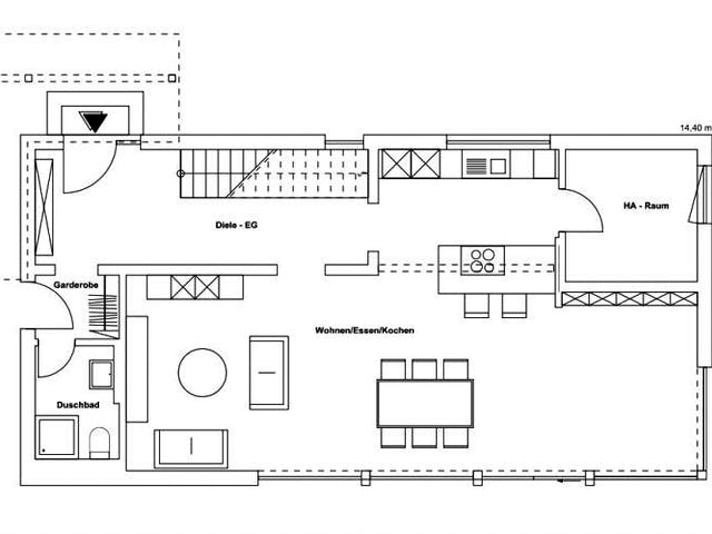 Fertighaus Vitalhaus Riedenthal von Regnauer Hausbau Schlüsselfertig ab 572110€,  Grundriss 2