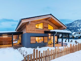 Fertighaus Vitalhaus Wildmoos von Regnauer Hausbau,  Außenansicht 1