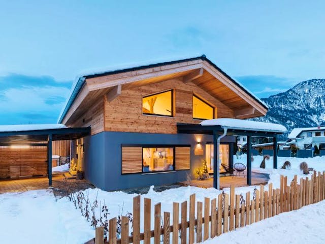 Fertighaus Vitalhaus Wildmoos von Regnauer Hausbau,  Außenansicht 1