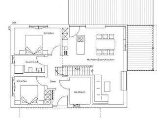 Fertighaus Vitalhaus Wildmoos von Regnauer Hausbau, Grundriss 2