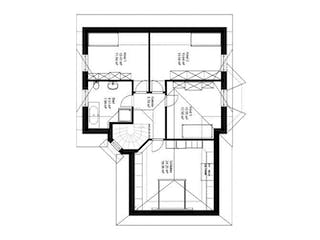 Massivhaus WHITE PEARL 1 mit Anbau von domoplan massivhaus,  Grundriss 1
