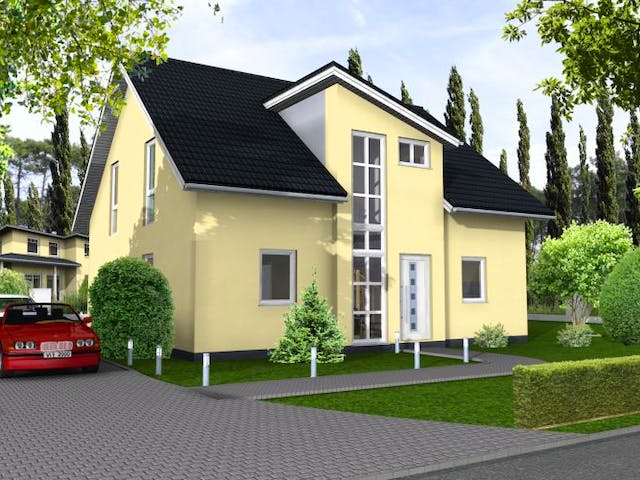 Massivhaus Würzburg 171 von PRO-IM Neo,  Außenansicht 2