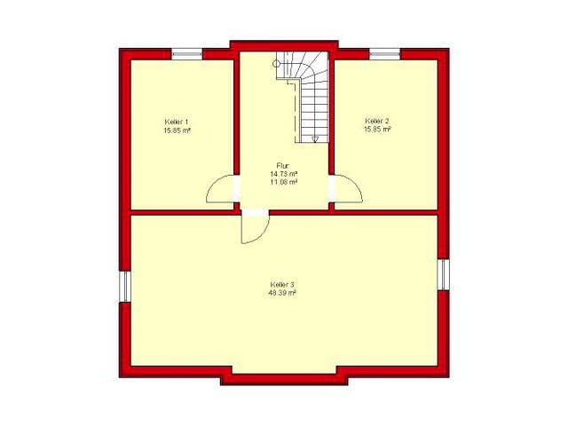 Massivhaus Würzburg 171 von PRO-IM Neo,  Grundriss 2