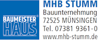 Massivhausanbieter MHB Stumm Bauunternehmung