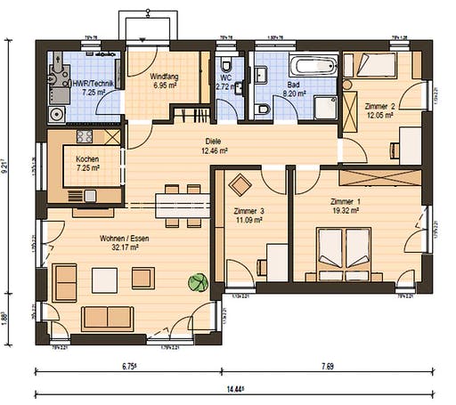 Haas MH Falkenberg B 120 Floorplan 2