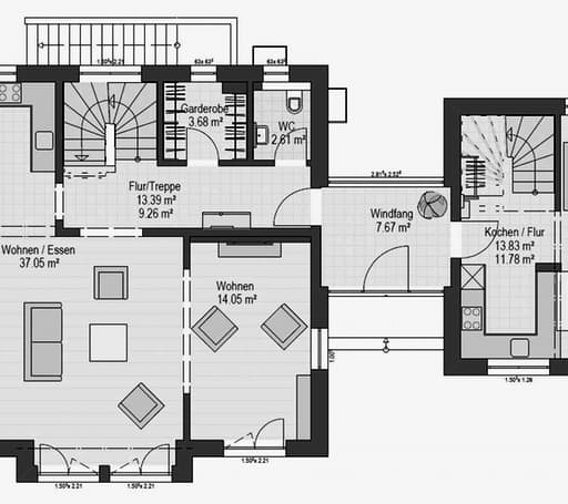 Musterhaus Hessdorf 169 Floorplan 1
