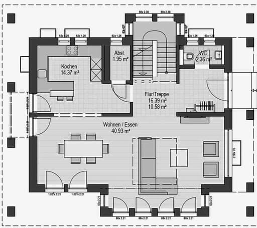 Musterhaus Hirschaid 151 Floorplan 1