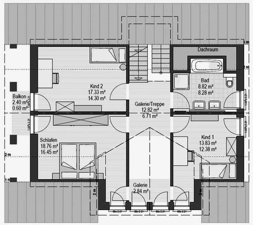 Musterhaus Hirschaid 151 Floorplan 2