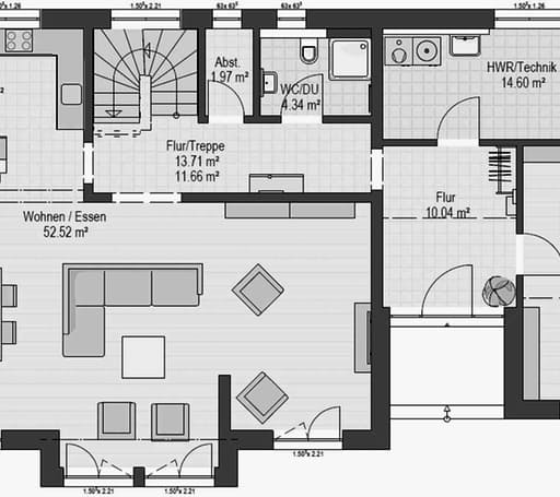 Musterhaus Köln 171 Floorplan 1