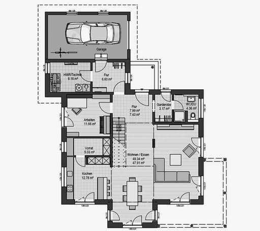 Musterhaus Poing 187 Floorplan 1