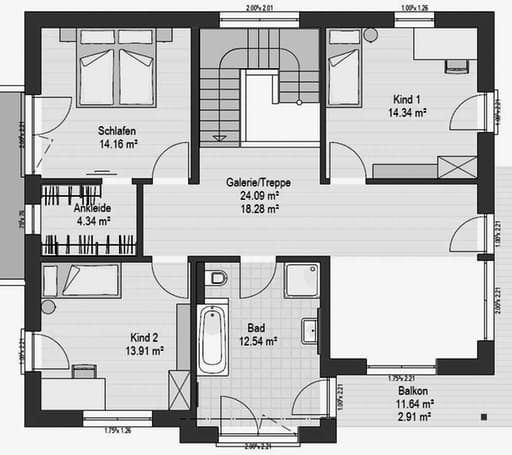 Musterhaus Suhr 179 Floorplan 2
