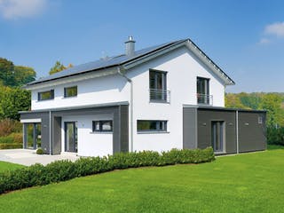 Fertighaus MH Ulm von WEISS Holzhaus Schlüsselfertig ab 520403€, Satteldach-Klassiker Außenansicht 3