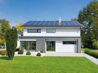 Fertighaus MH Ulm von Fertighaus WEISS Schlüsselfertig ab 475659€, Satteldach-Klassiker Außenansicht 2
