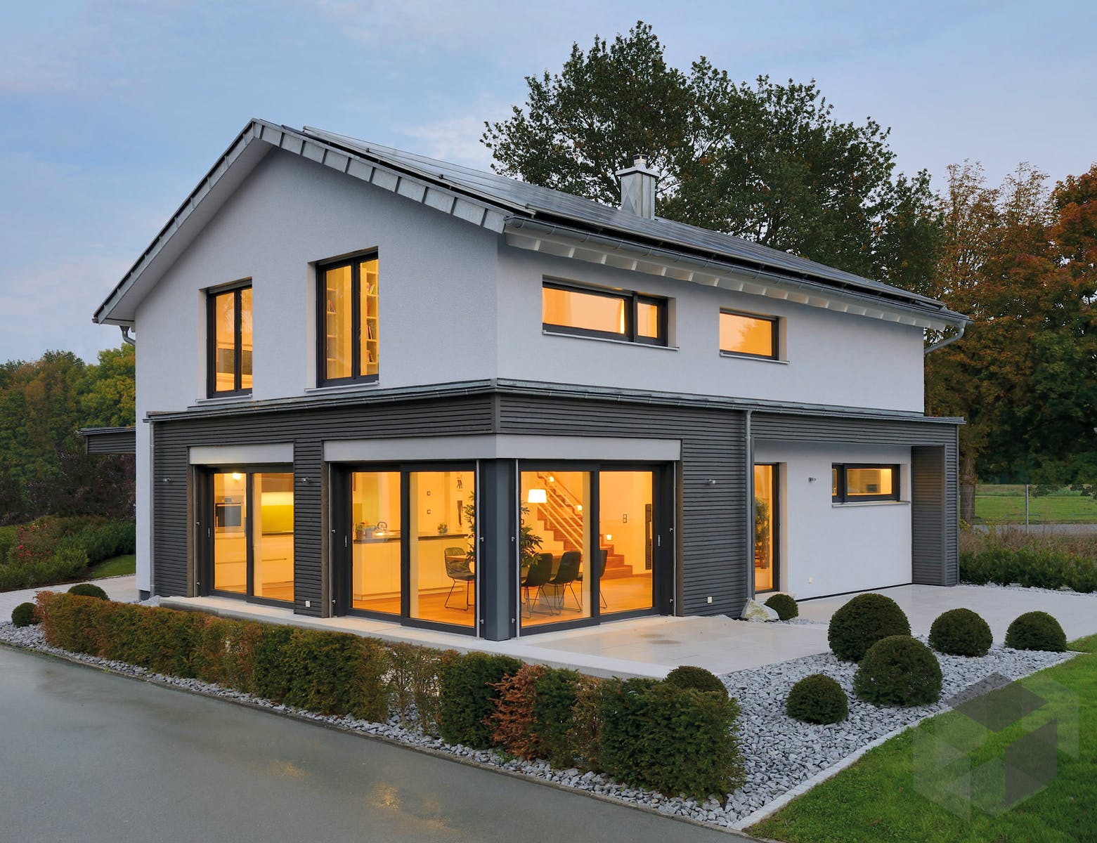 Einfamilienhaus MH Ulm von Fertighaus WEISS Fertighaus.de