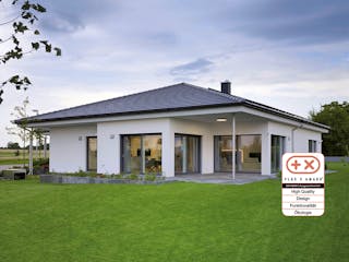 Fertighaus MH VITA von Fertighaus WEISS Schlüsselfertig ab 705007€, Bungalow Außenansicht 1