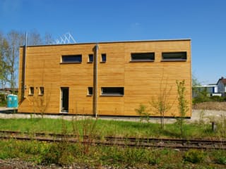 Fertighaus Michel von Holzhaus Rosskopf Schlüsselfertig ab 599000€, Cubushaus Außenansicht 5