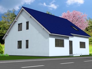 Fertighaus Miranda 198 von Klaus Kowalski Immobilien Schlüsselfertig ab 243297€, Satteldach-Klassiker Außenansicht 3