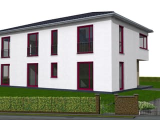 Fertighaus Mirelle 180 von Klaus Kowalski Immobilien Schlüsselfertig ab 263286€, Stadtvilla Außenansicht 2