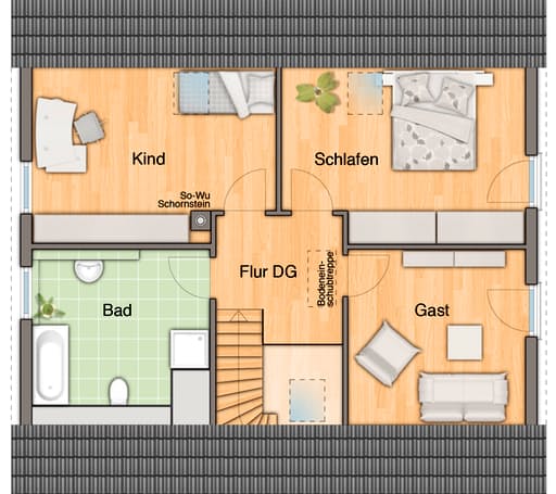 Mitwachshaus Flair 148 floor_plans 0