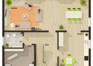 Mitwachshaus Flair 148 Grundriss