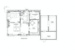 Fertighaus "natur trifft holz" nr.2 von wir leben haus Schlüsselfertig ab 446664€, Satteldach-Klassiker Grundriss 1