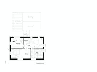 Fertighaus "natur trifft holz" nr.3 von wir leben haus Schlüsselfertig ab 296789€, Pultdachhaus Grundriss 2