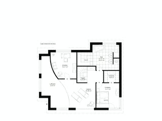 Fertighaus "unser haus" nr.2 von wir leben haus Schlüsselfertig ab 397885€, Pultdachhaus Grundriss 1
