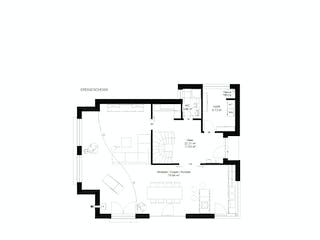 Fertighaus "unser haus" nr.2 von wir leben haus Schlüsselfertig ab 397885€, Pultdachhaus Grundriss 2
