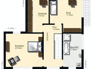 Fertighaus Modell 6.159 von Elbe-Haus, Cubushaus Grundriss 2