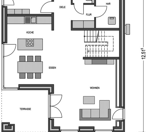 Modern 3000.2 Floorplan 1