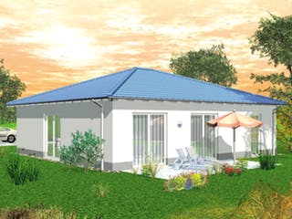 Massivhaus Monza von VARIANT-HAUS Bausatzhaus ab 27797€, Bungalow Außenansicht 1