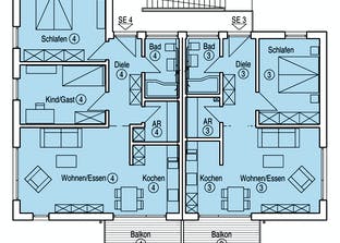 Münch - Kundenhaus Grundriss