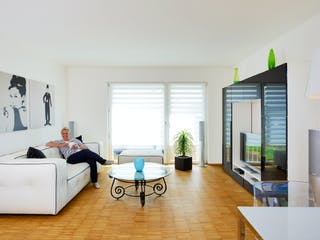 Fertighaus Münch - Kundenhaus von Bau-Fritz Schlüsselfertig ab 870000€, Pultdachhaus Innenansicht 2