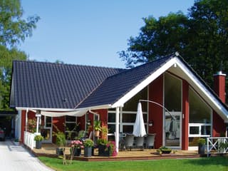 Fertighaus Skagen 154+12 von EBK Haus, Bungalow Außenansicht 1