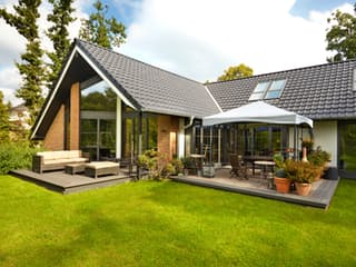 Fertighaus Musholm 135+11 von EBK Haus, Bungalow Außenansicht 2