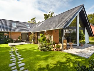 Fertighaus Musholm 135+11 von EBK Haus, Bungalow Außenansicht 3