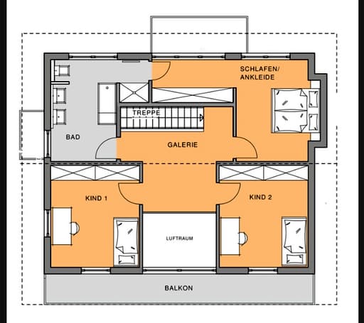 Fertighaus Musterhaus Köln - Das Genusshaus von Meisterstück-HAUS, Satteldach-Klassiker Grundriss 2