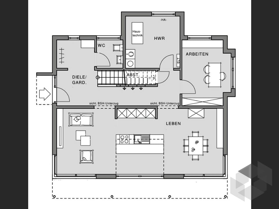 Musterhaus Köln - Genusshaus von Meisterstück-HAUS Grundriss