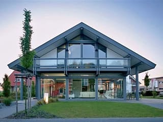 Fertighaus Ästhetik - Musterhaus Langenhagen von Meisterstück-HAUS Schlüsselfertig ab 676540€, Fachwerk Außenansicht 3 Fertighaus Ästhetik - Musterhaus Langenhagen von Meisterstück-HAUS Schlüsselfertig ab 676540€, Fachwerk Außenansicht 3