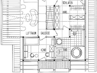 Fertighaus Musterhaus Poing von DAVINCI HAUS, Fachwerk Grundriss 1