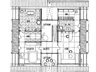 Fertighaus Musterhaus World of Living von DAVINCI HAUS, Fachwerk Grundriss 1