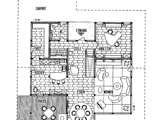 Fertighaus Musterhaus World of Living von DAVINCI HAUS, Fachwerk Grundriss 2