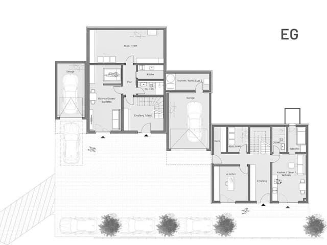 Massivhaus Mehrgenerationenhaus Calw von MYMassivhaus, Satteldach-Klassiker Grundriss 1