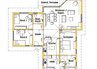 Natalie 2 (KfW-Effizienzhaus 40) Grundriss
